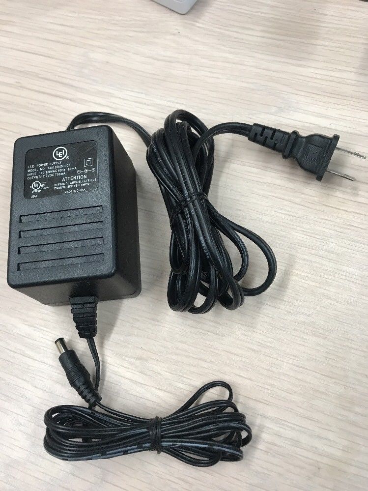 *Brand NEW* LEI T481208OO3CT 12V DC 750mA AC Power Supply Adapter Charger - Click Image to Close